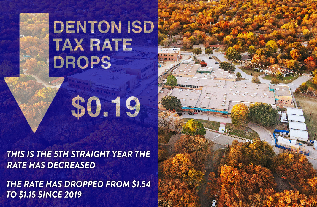 Denton ISD Tax Rate Drops 